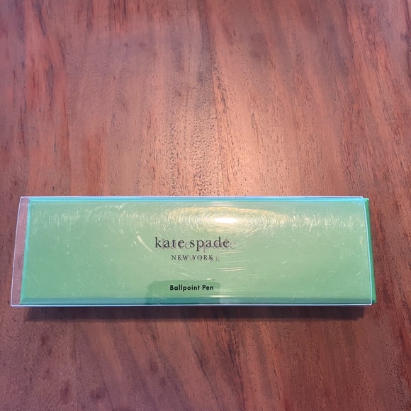 Kate Spade Black and Pink Pen with Green Box - Picture 4 of 4